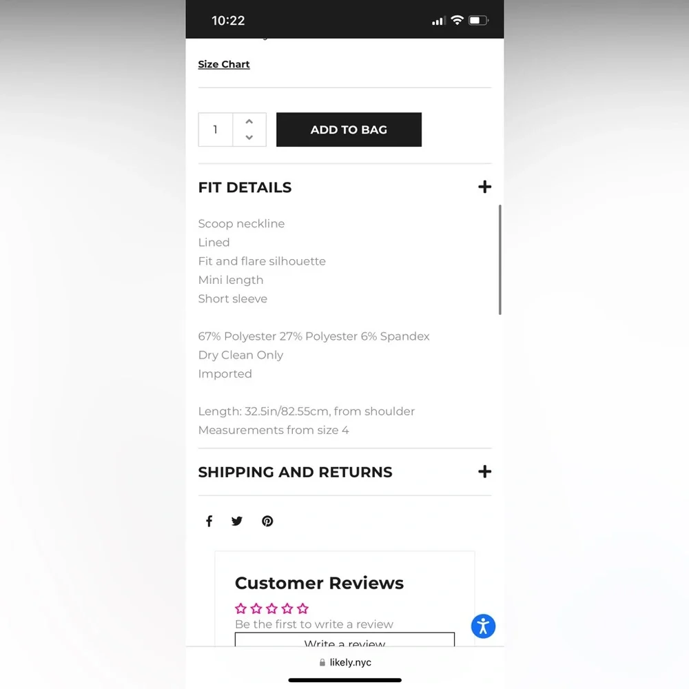 Likely Ari Dress in Navy - Picture 6 of 14